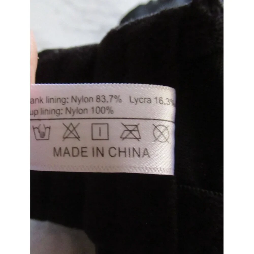 She Curve Bra 36D‎ Black Sheer Underwire Back Closure